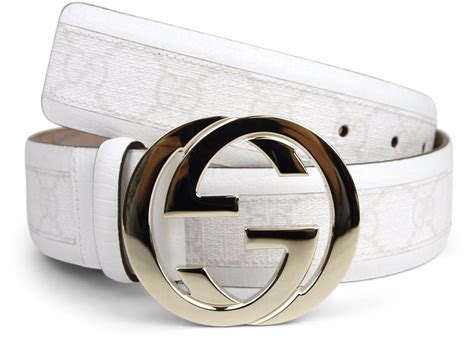 real white gucci belt|transparent Gucci belt.